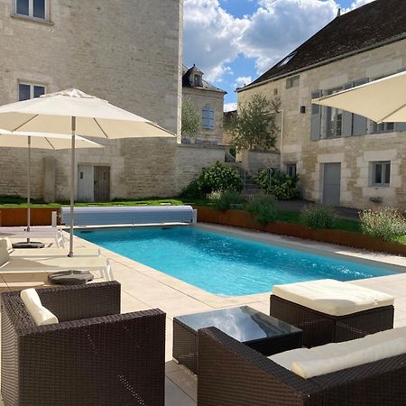 La Villa Lombardi En Champagne, Avec Piscine Privee Et Jacuzzi Les Riceys Exterior photo