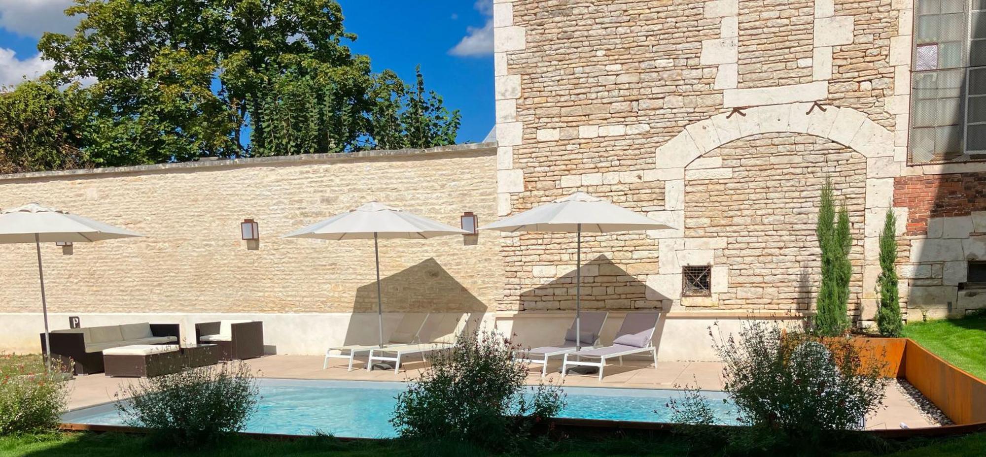 La Villa Lombardi En Champagne, Avec Piscine Privee Et Jacuzzi Les Riceys Exterior photo